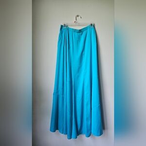 Ann Taylor Maxi skirt Teal / Aqua Blue Sm